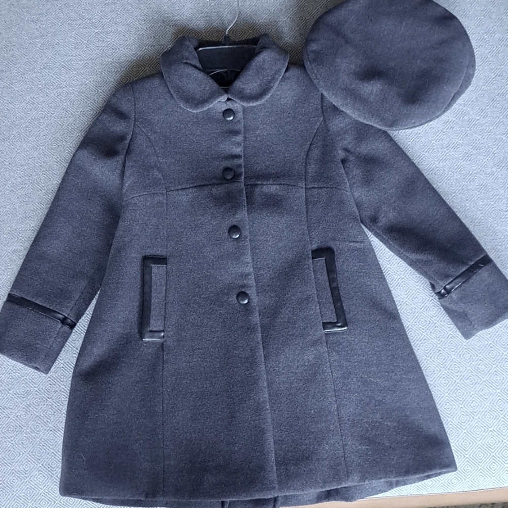 Grey Flannel Dress Coat